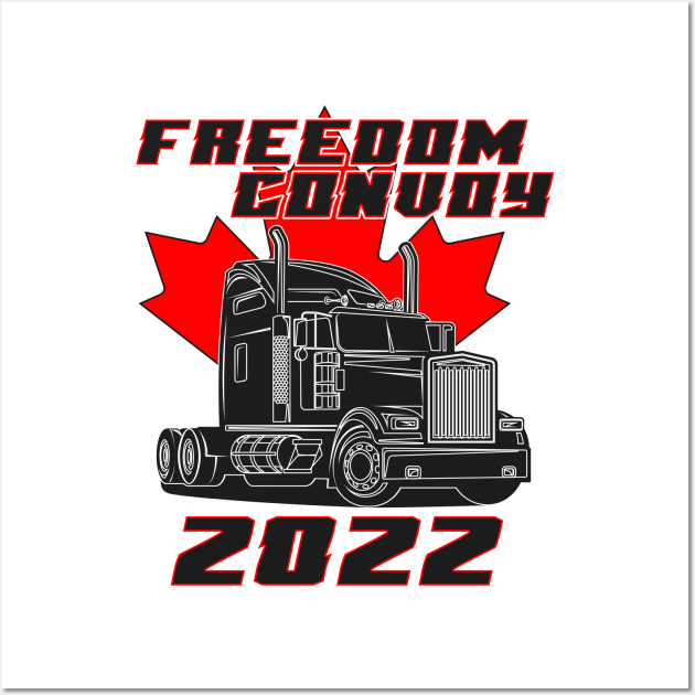 Freedom Convoy 2022 Wall Art by BuzzBox